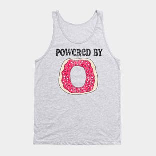 Powered by donuts 1 Tank Top